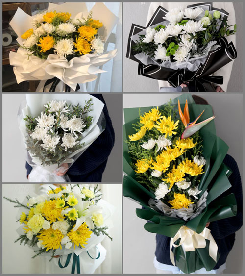 山东聊城冠县店子镇白事花束代送